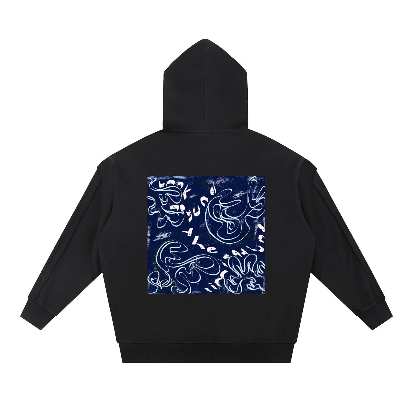 Look Beyond Double Layered Zip Hoodie