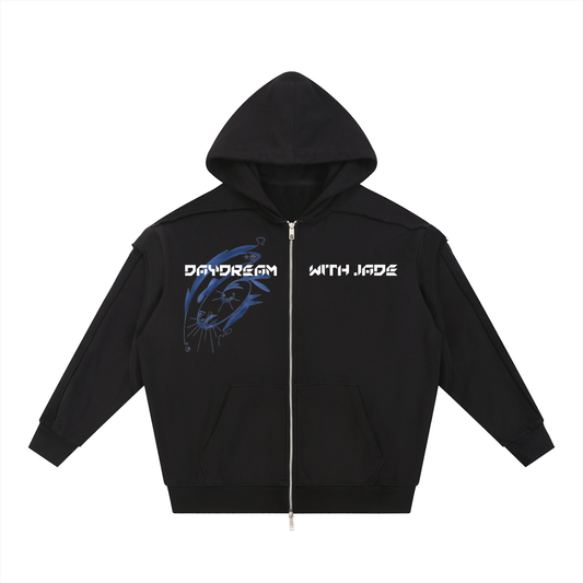 Look Beyond Double Layered Zip Hoodie